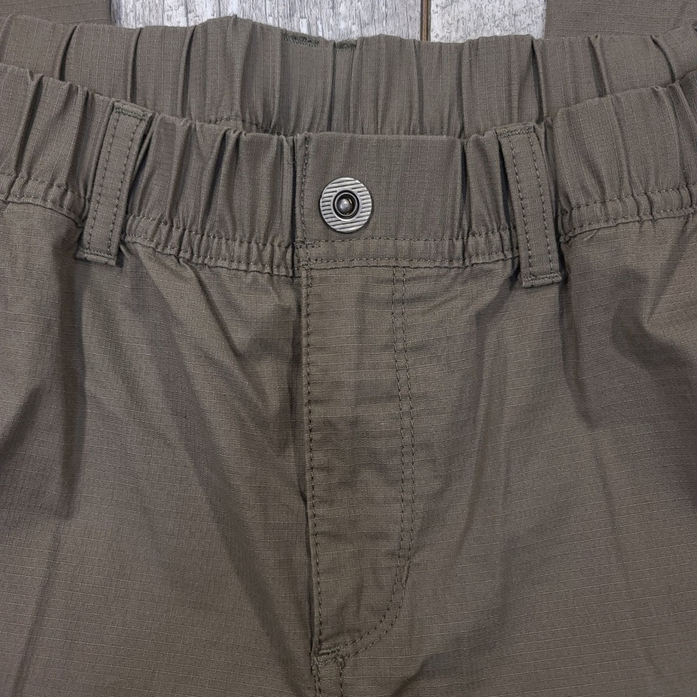 Prana Hiking Pants Womens 8 Brown Double Peak Ripstop Outdoor Cargo Trousers - Picture 5 of 9